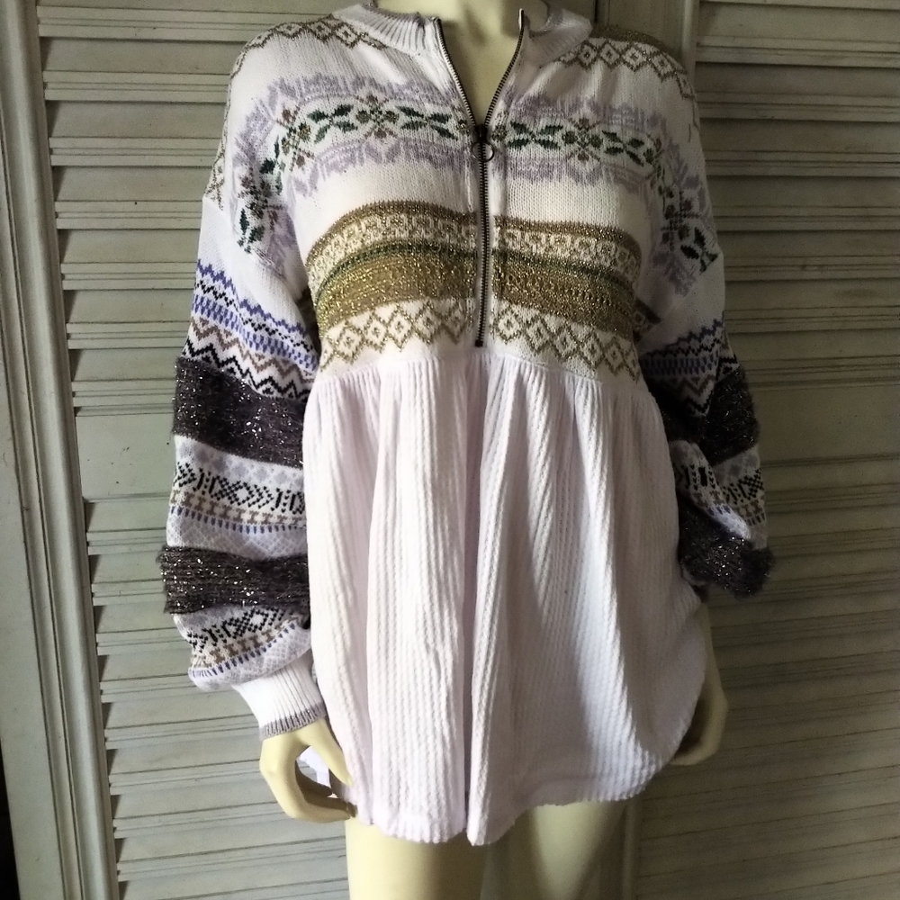 Free People Boho sweater